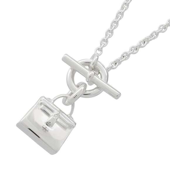 HERMES Silver Necklace - Picture 1 of 10